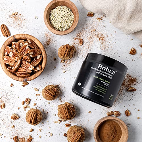 Rritual Superfoods Lion's Mane Focus Herbal Supplement Container