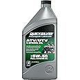 Quicksilver 8M0149407 5W-50 Full Synthetic 4-Stroke ATV/UTV Engine Oil – 1 Qt.