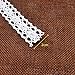 jijAcraft White Lace Ribbon Cotton Lace Trim, 0.8 Inch x 15 Yards Vintage Lace Ribbon Edge Trimmings, Floral Lace Fabric,for Crochet Craft, Gift Wrapping, Wedding Bridal Decoration