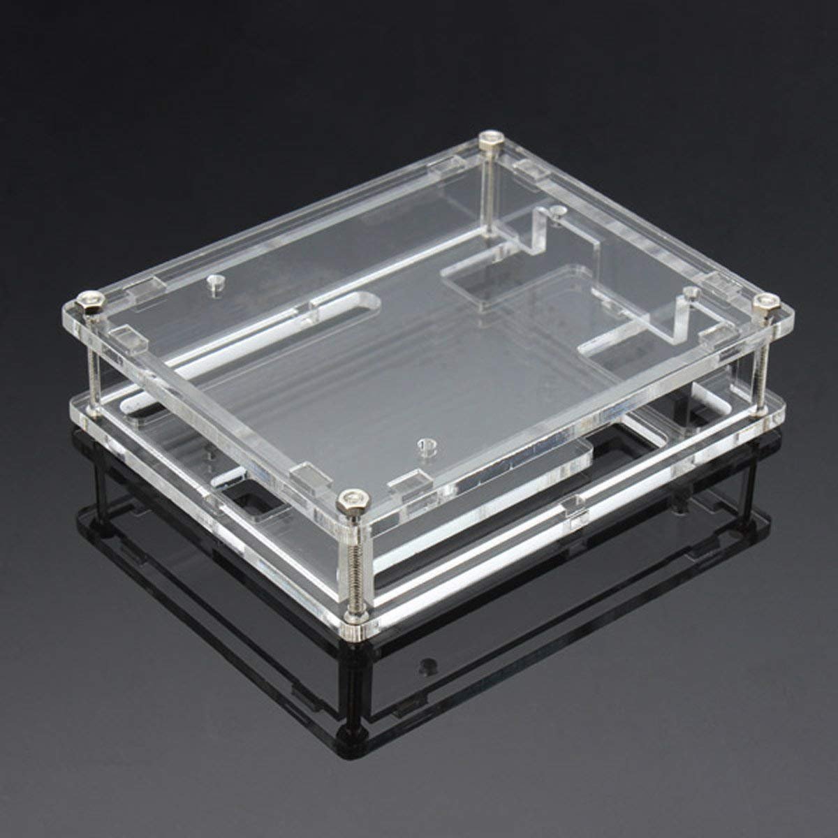 DollaTek Uno R3 Case Enclosure Transparent Gloss Acrylic Computer Box