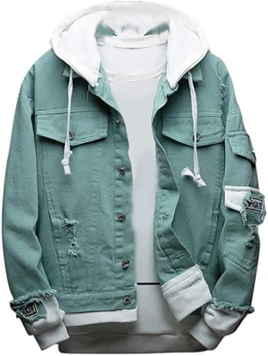 turquoise jean jacket