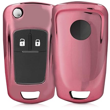 kwmobile Autoschlüssel Hülle für Opel Vauxhall - TPU Schutzhülle Schlüsselhülle Cover für Opel Vauxhall 2-3-Tasten Klappschlü