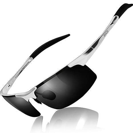 DUCO Herren Sportbrille Polarisierte Sonnenbrille Fahrerbrille 8177S