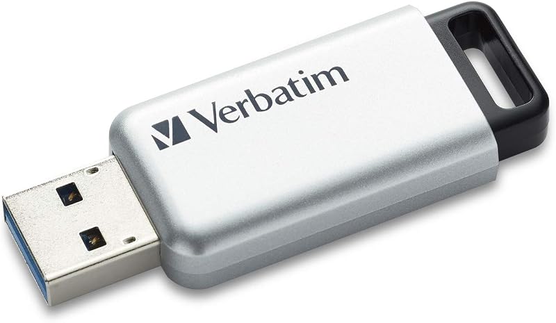 Verbatim Store 'n' Go Secure Pro 64GB USB 3.2 Gen 1 Flash Drive Password