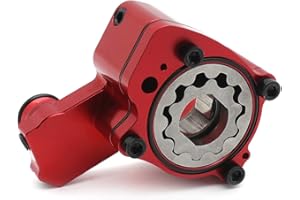 HTTMT- HIGH VOLUME HIGH PERFORMANCE OIL PUMP Compatible with 2006-2017 H-D TWIN CAM 96 & 103 [P/N: TGHD-EPC005-RED]