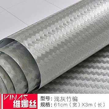 Jedfild 3d Massive Dicke Wand Papier Selbstklebend Farbe Und Gemutliche Tapete Wasserdicht Viertel Wand Schlafzimmer Wand Deko Poster Dicken Bambus Grau Gross Amazon De Kuche Haushalt