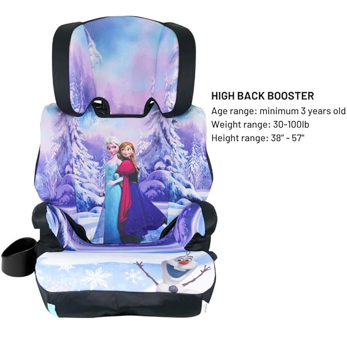 high back booster limits