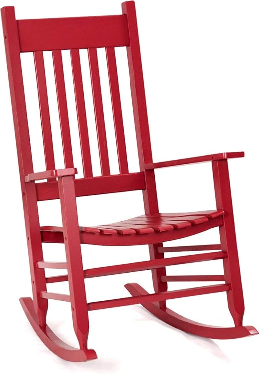 Giantex Outdoor Wood Rocking Chair Porch Rocker 100