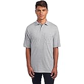Jerzees Men's Pocket Short Sleeve Polo Shirts, Dri-Power, Sizes S-5X