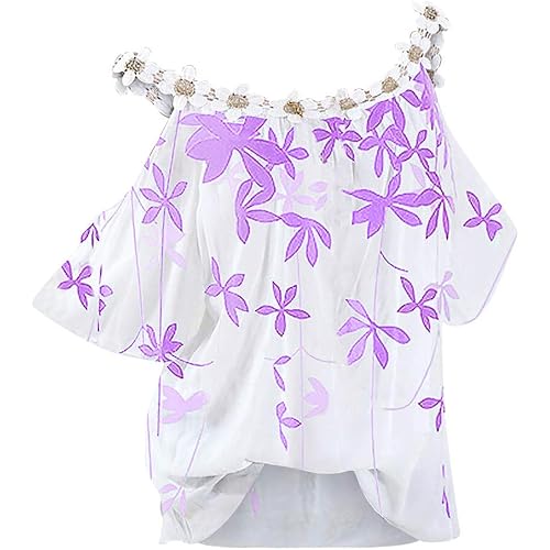 Womens Tops Summer 2020,Floral Print Tunic Tops 3/4 Long Sleeves Casual Loose V Neck Blouse Button Up Print Shirts