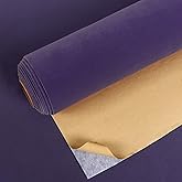 thumbnail image 2 of Dark Red Self-Adhesive Velvet Drawer Liner - 12x80 Inch Flocking Paper For Jewelry Boxes 2 of 13