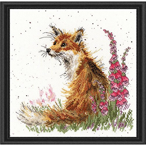 Amongst The Foxgloves Cross Stitch Kit