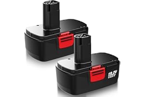 GERIT BATT Upgraded 19.2 Volt 3.6Ah Ni-MH Replacement Battery Compatible with Craftsman C3 DieHard 130279005 130279003 130279017 315.113753 315.115410 315.11485 1323903 1323517 Cordless Power Tools 2 Pack