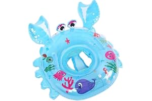 AIYUENCICI Baby Swimming Float, Inflatable Floatie Raft with Handle Safety Seat, Children Waist Float Ring Kids Water Bathtub Beach Party Toys, Toddler Swim Ring Over 6 Months