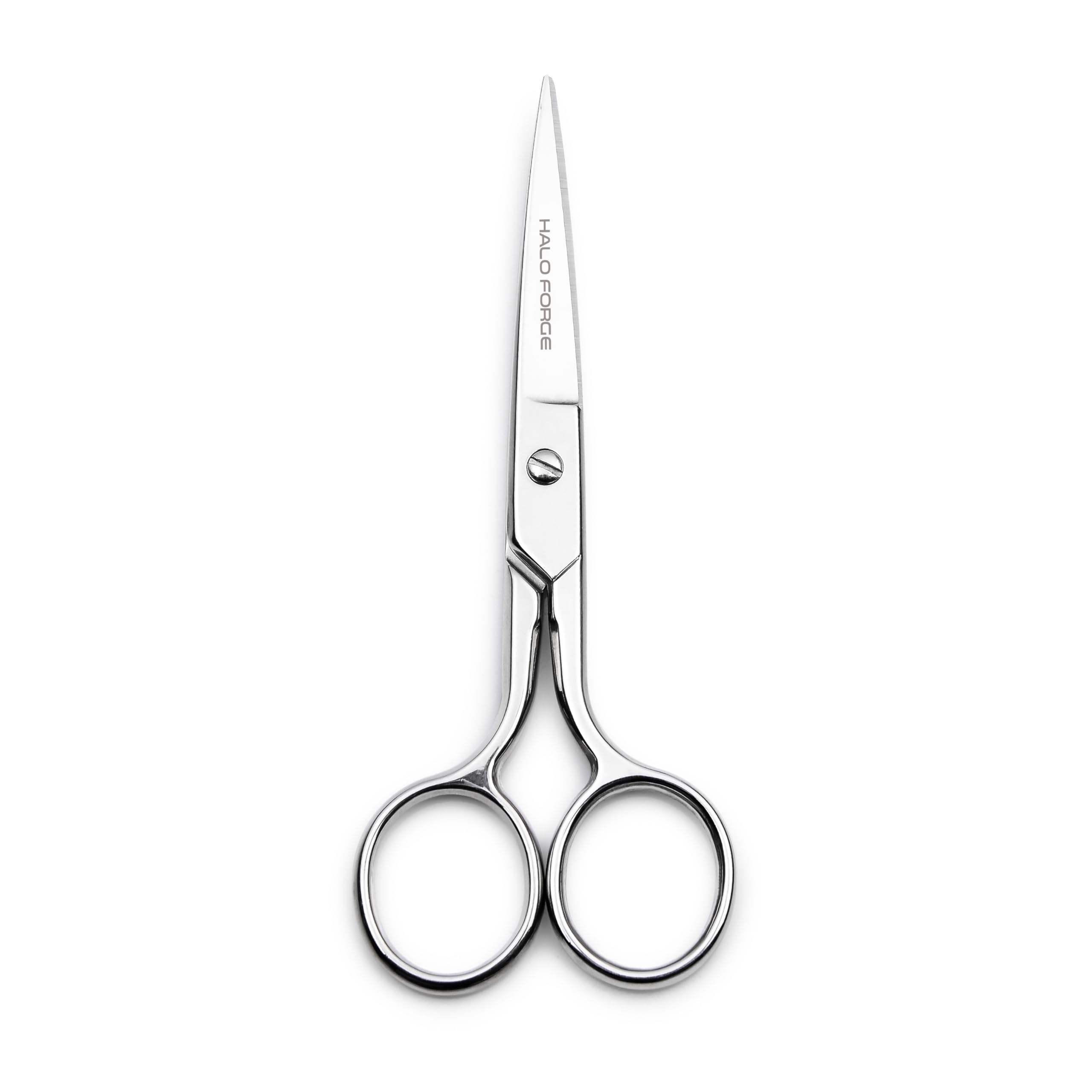 HALO FORGE Small Fabric Scissors: Straight Sewing Shears Titanium Forged Stainless Steel Pointed Tip for Adults Art Cutting Dress Making Tailor Office Work Crafting Supplies - 6 Inch