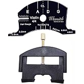 Jiayouy Violin String Lifter &amp; Bridge Template for Repair and Making Violin Luthier Tool 2pcs