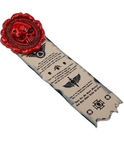 Blood Angel Badge Metaal Warhammer 40k Purity Seal - Blood Angel Pin Badge / Sticker - Officiële Merch Collectible Officiële Merch Accessoire