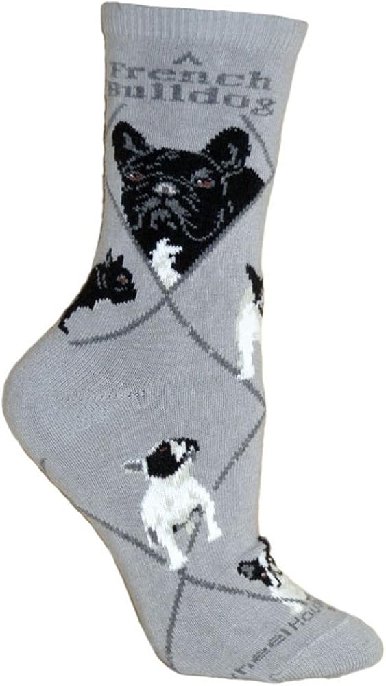 French BullDog Cotton Ladies Socks at Amazon Women’s Clothing store