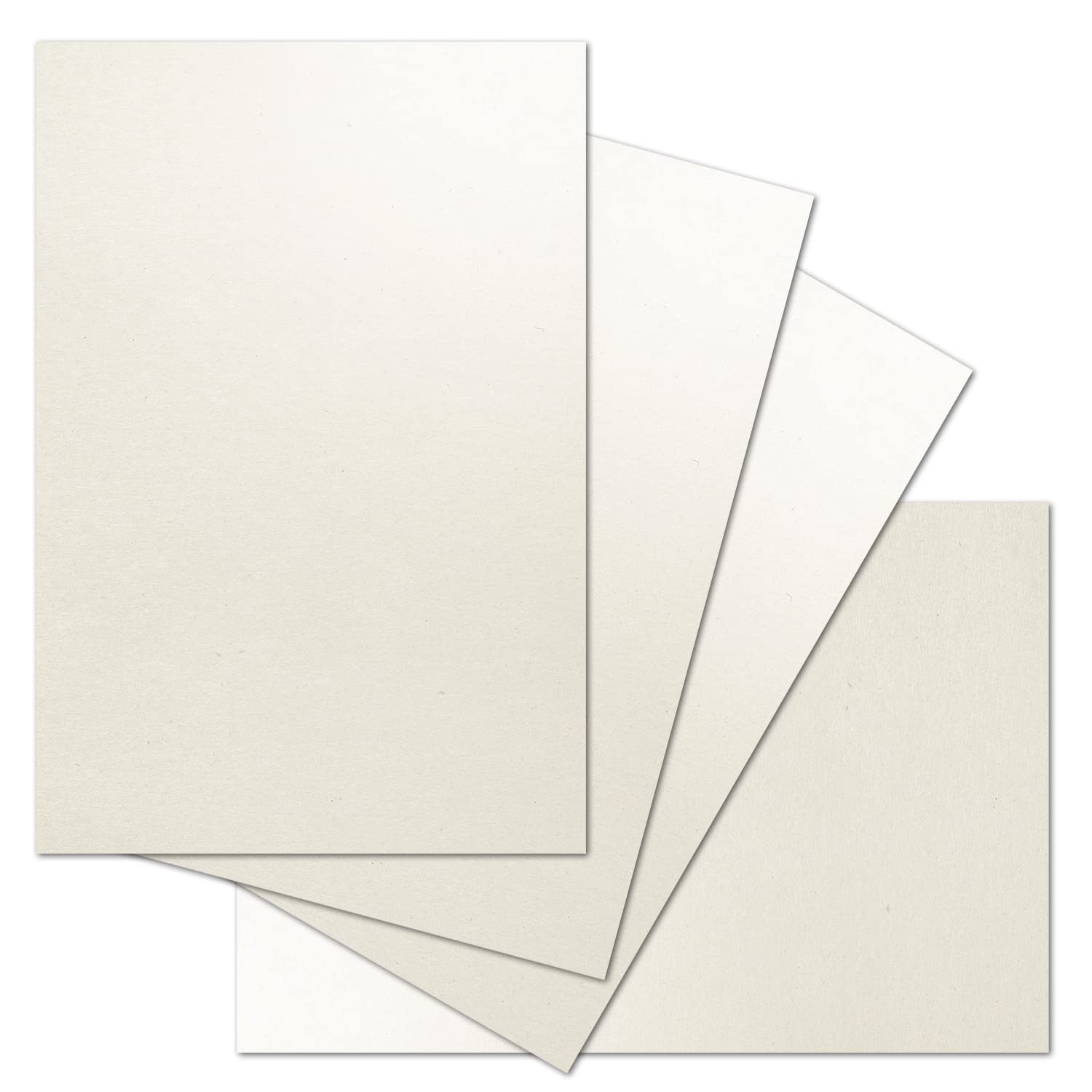 ARTOZ 50x Natural Stationery DIN A4 Color: Tortilla (Cream/Eggshell) 21 x 29.7 cm 118 g/m² Eco Craft Paper Green-Line Series
