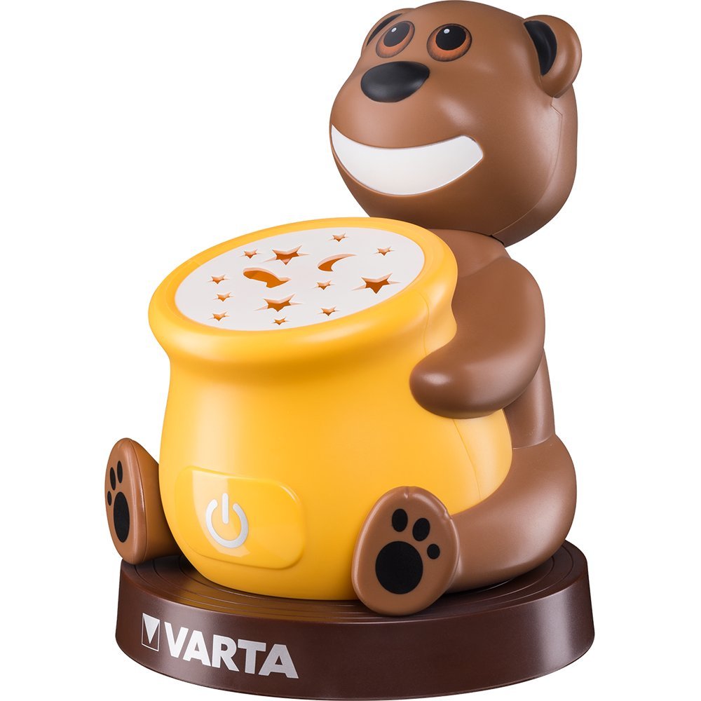 Varta Paul The Bear Children's LED Night Light with 3 x AA Alkaline Batteries