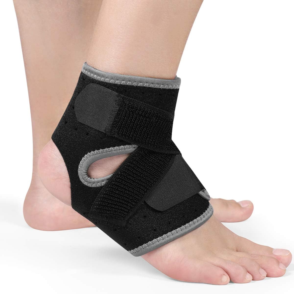 Healifty Ankle Brace for Plantar Fasciitis Adjustable Ankle Support Lace up Compression Sleeve Healifty Ankle Brace for Plantar Fasciitis Adjustable Ankle Support Lace up Compression Sleeve