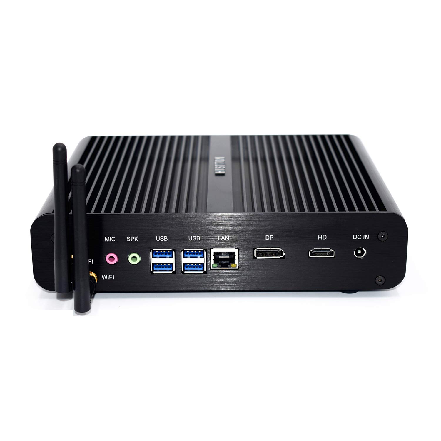HISTTON Fanless Core i7 Mini PC Desktop PC with Intel Core i7 6500U 2.5Ghz 300M WiFi High Configurat