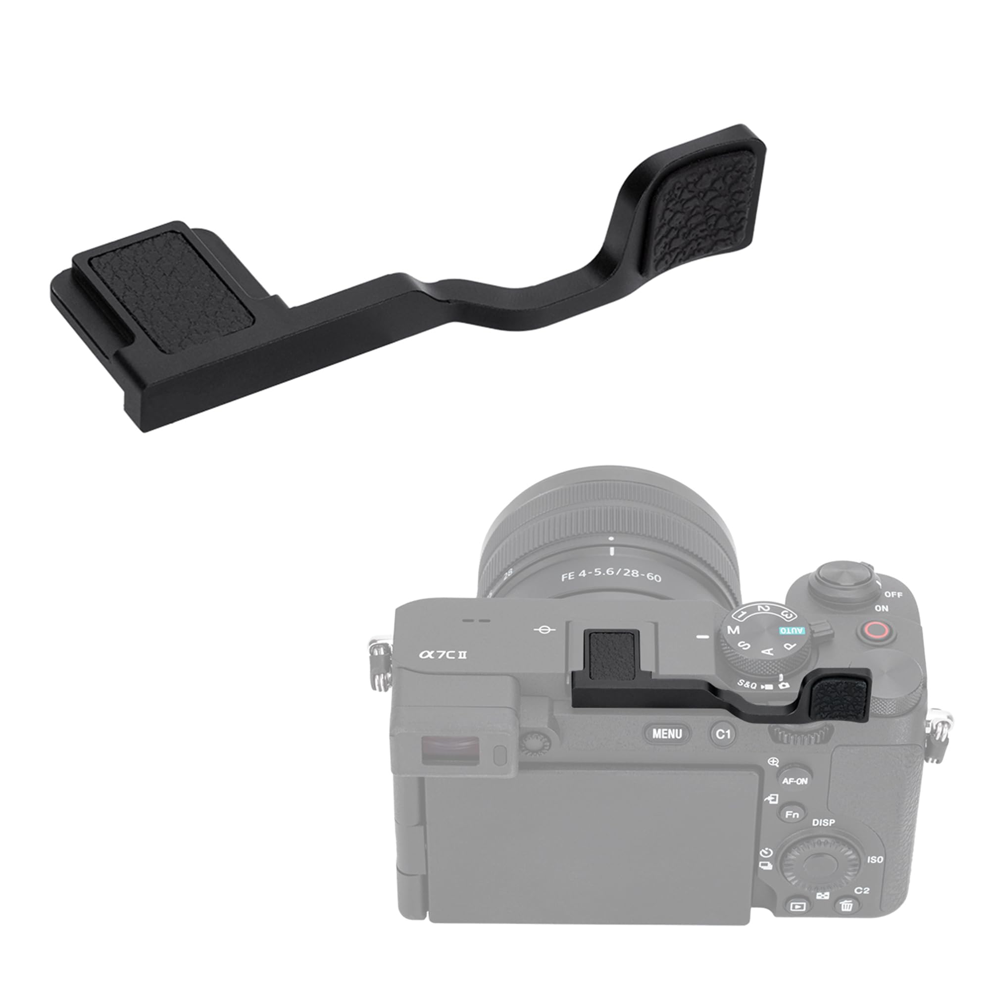 JJC A7CII A7CR Thumbs Up Grip Hot Shoe Thumb Support Handgrip for SONY A7CII A7CR ILCE-7CM2 ILCE-7CR Camera, Enhanced Grip for One-Handed Shooting — image 1