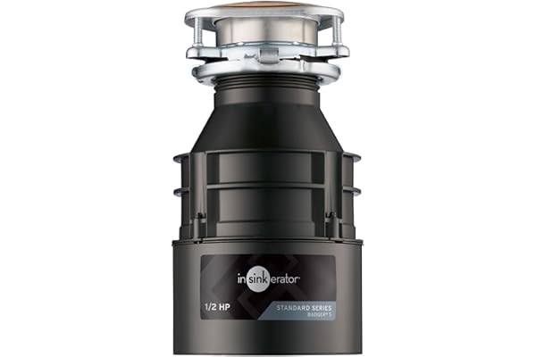 InSinkErator Garbage Disposal, Badger 5, 1/2 HP Continuous Feed Garburator