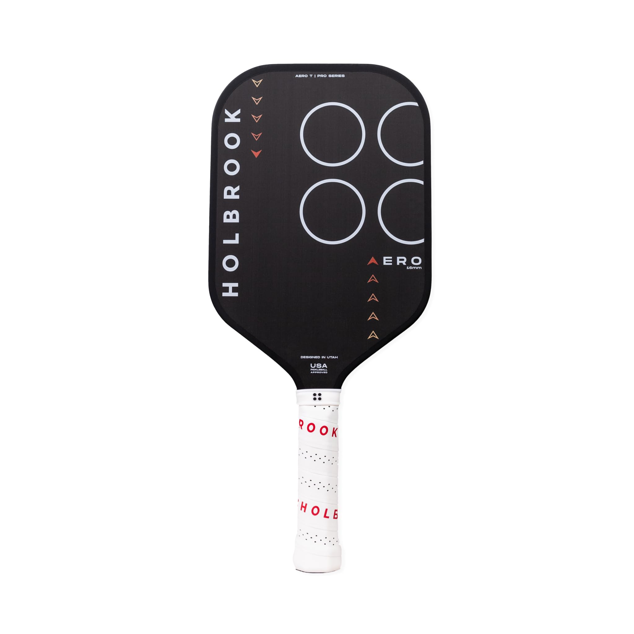Photo 1 of Holbrook Aero Series Carbon Fiber T: Edgeless Pickleball Paddle, USAPA Approved, Carbon Fiber Surface, Foam Polypropylene Core, Widened Sweet Spot, Controlled Touch - 16mm