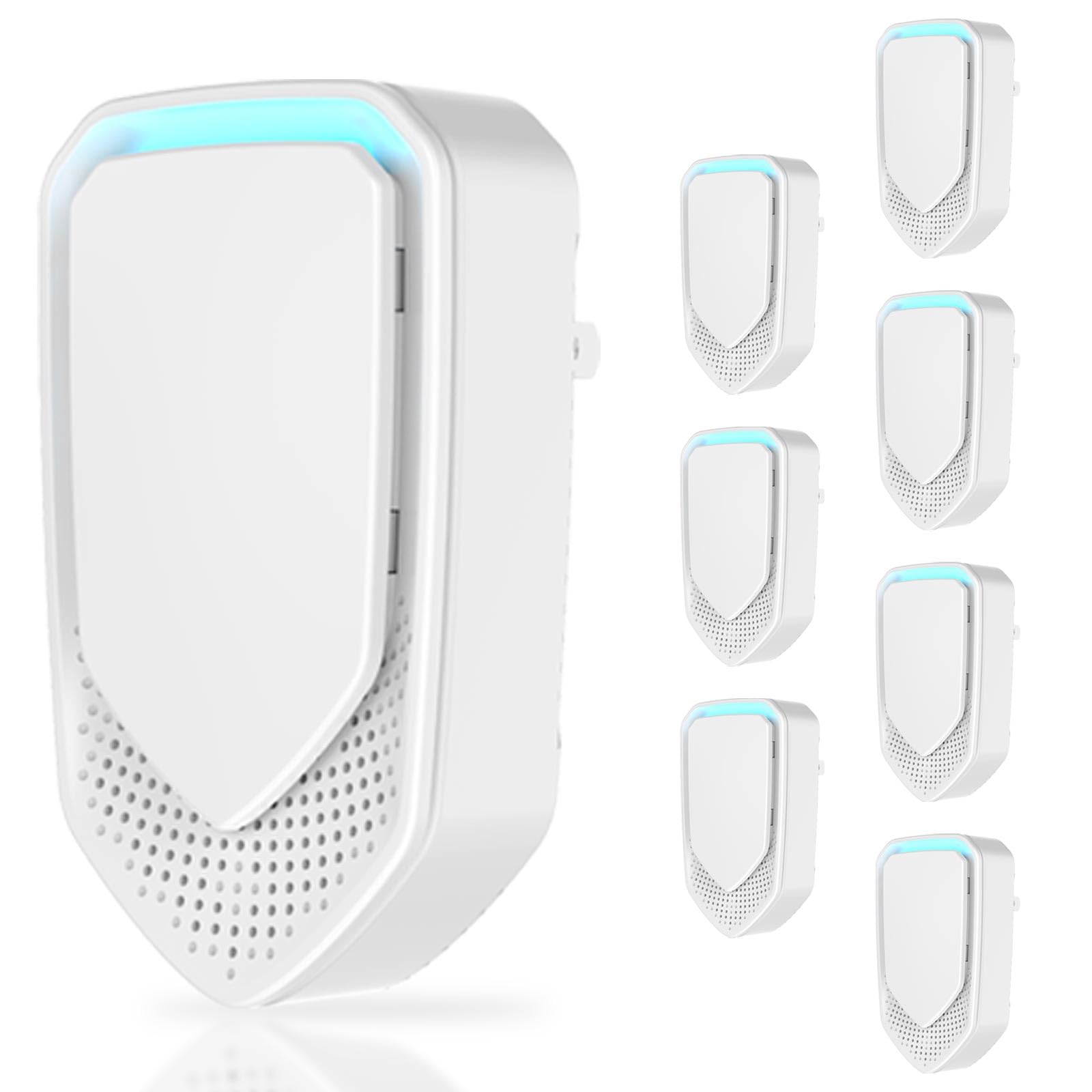 Plug in Air Purifier 8 Pack,Air Ionizers for Home Plug in - Portable Negative Ion Generator Air Freshener - Quiet Operation Air Purifier Plug in Wall Odor for Home, Kitchen, Office,Pets,Smoke Dust
