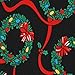 Three Rooker Christmas Wreath Neck Ties Mens Holiday Necktie