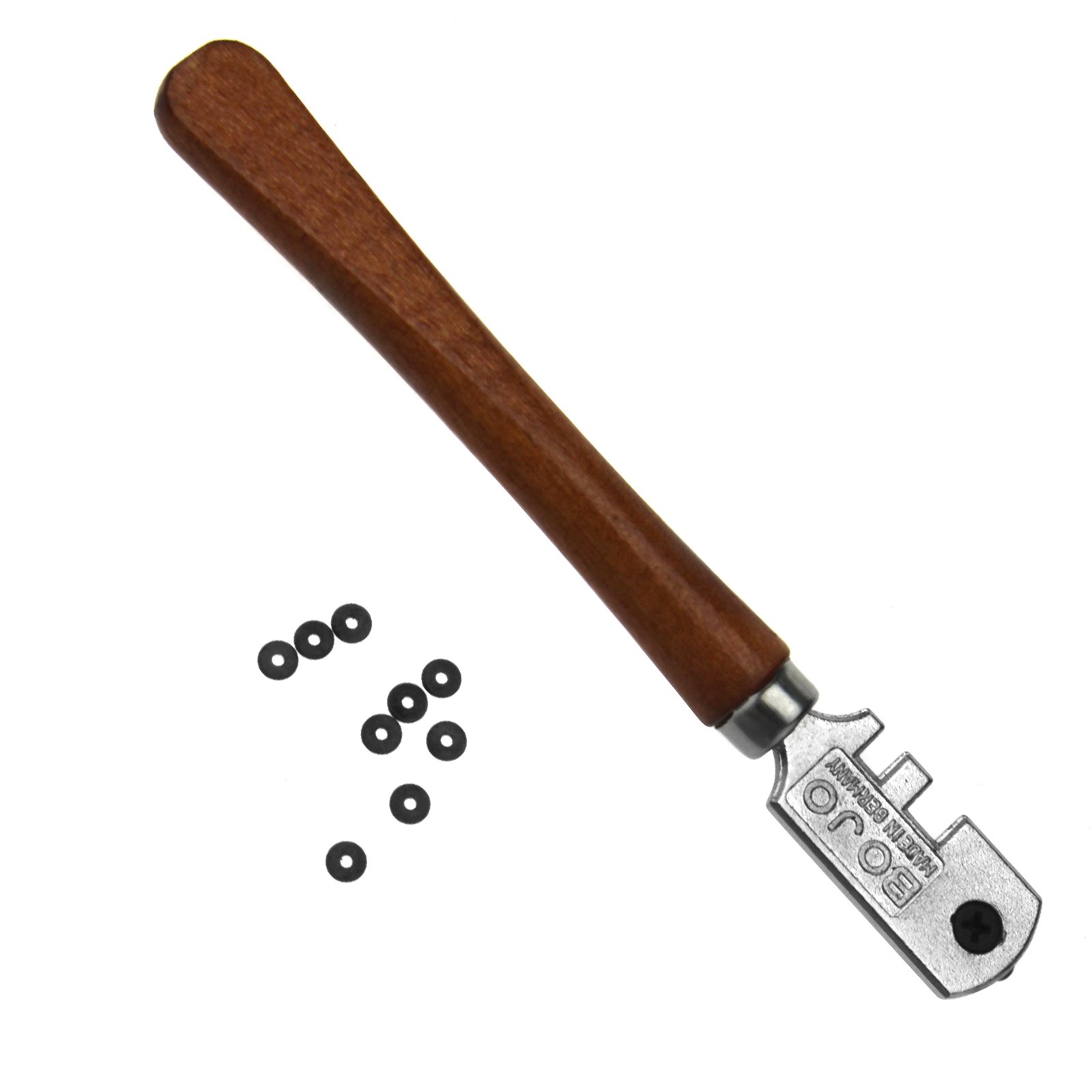 Create idea 6 Wheels Cutting Hand Glass Tile Cutter Steel with 10 Spare Cutting Wheels Tool