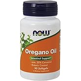 "Now Foods Oregano Oil Enteric Coated Softgels 90 Capsules (Pack of 2)"