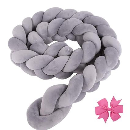 Bettumrandung Kinderbett Baby Sternchen Baby Nestchen Weben Bettumrandung Kantenschutz Kopfschutz für Babybett Bettausstattun