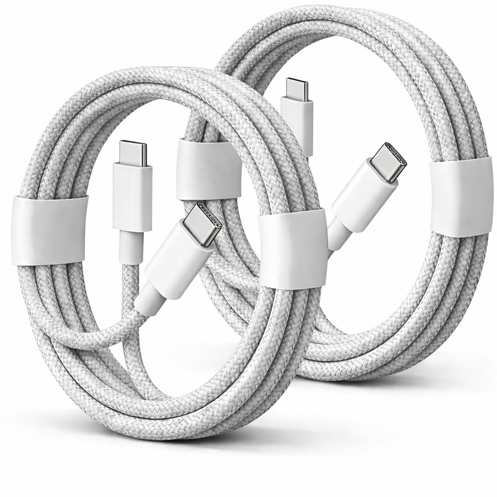 DN-Technology 2 Pack USB C Cable 60W, Braided Type C Fast Charging Cable for Honor X9c 90 Lite 400 Lite 200 Smart X8A Magic 6 Pro Magic V2 V3 MagicPad High Speed Data Transfer Phone Charger Lead