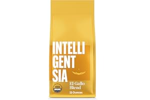 Intelligentsia Coffee, USDA Organic Light Roast Whole Bean Coffee - El Gallo Blend 11 Ounce Bag