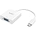 AUKEY USB C to VGA Adapter, 1080P Supported for MacBook and Google Chromebook Pixel and More