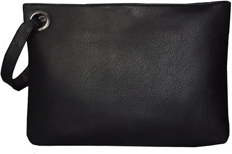 big black clutch bag