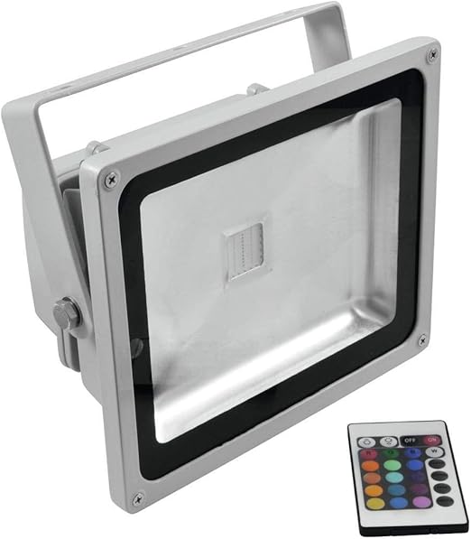 Reflector LED RGB BARREX 230V / 30W, IP65, 120 °, con mando a ...