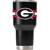 Gametime Sidekicks Georgia 30oz Black Stainless Steel Tumbler 360 Wrap