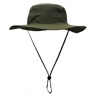 gg st Sonnenhut Herren Damen UPF 50+ Outdoor UV Schutz Mesh Summer Hut Hiking Fischerhut Strand Faltbar Safari Buschhüte Cap