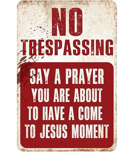 BCTS Private Property Signs No Trespassing Sign Metal Warning Trespass Yard Sign Targa in metallo per esterni 30,5 x 45,5 cm