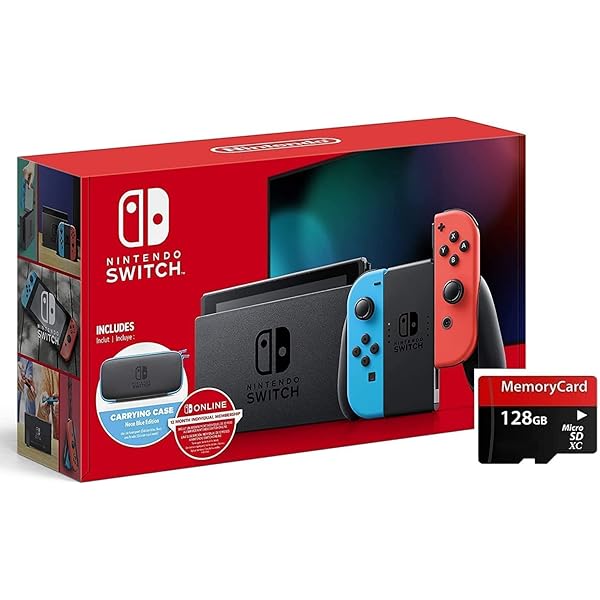 Amazon.com: Nintendo - Switch 32GB Console - Neon Red/Neon Blue