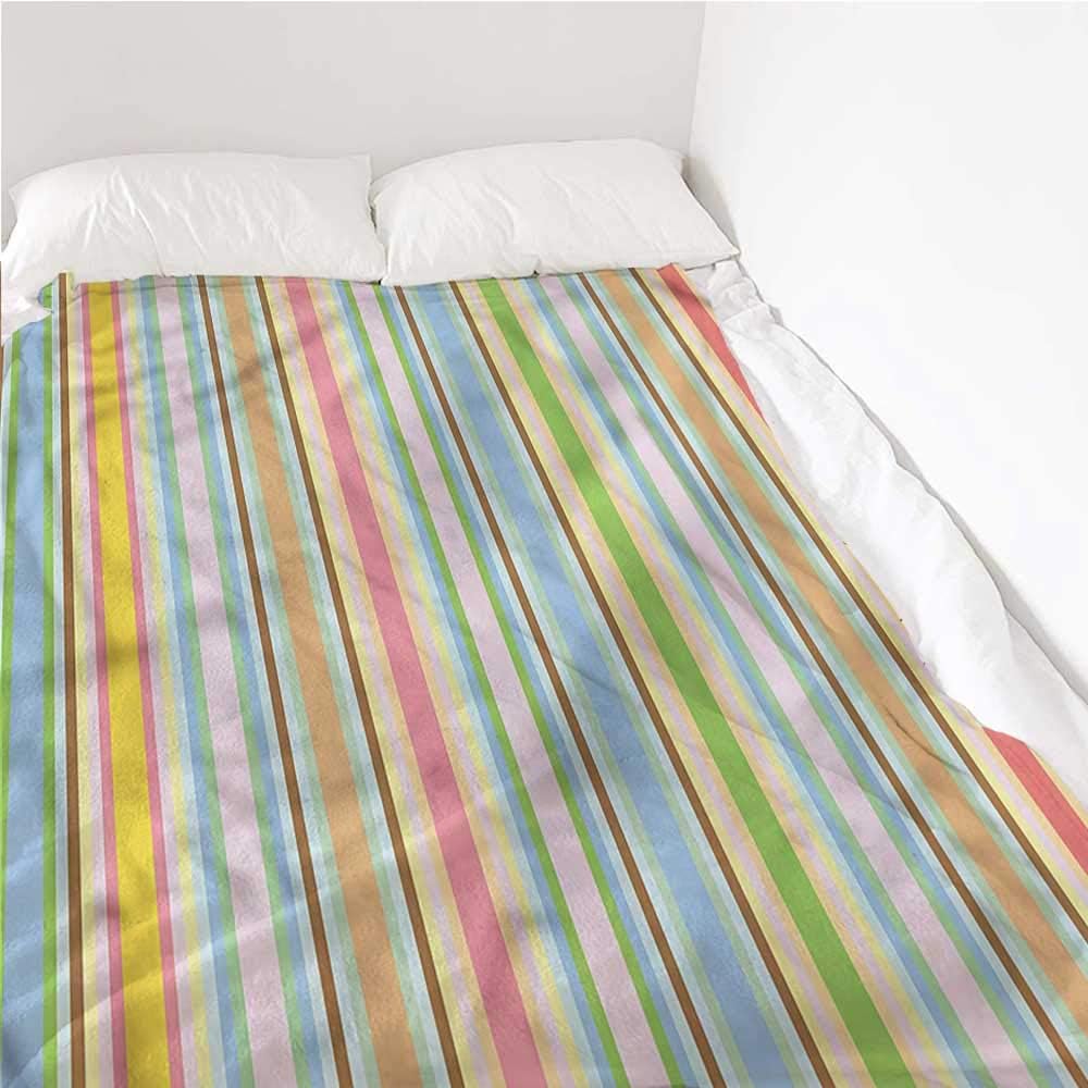 painting-home Blanket Geometric, Barcode Pattern Stripes Soft Breathable Blanket for Kids Couch Sofa 54 x 84 Inch