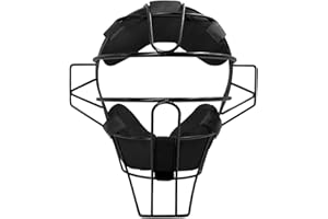 HolyElks Baseball & Softball Catcher Face Mask for Maximum Protection, Traditional Style Steel Head Guard w/High Impact Absor