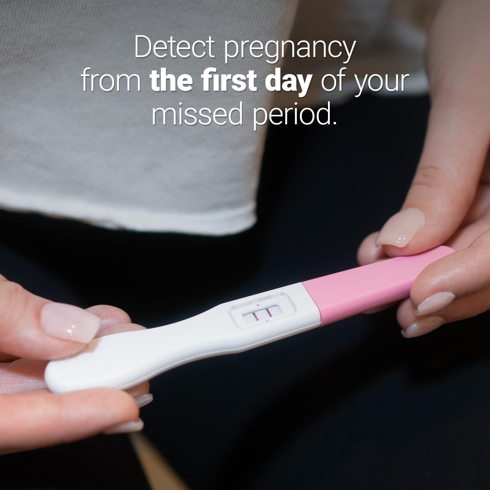Pregnancy Test Midstream hCG Pregnancy Test Strips Kit, Early Home Detection, Rapid & Easy, Clear Result, Over 99% Accuracy, Individually Wrapped (3 Tests)