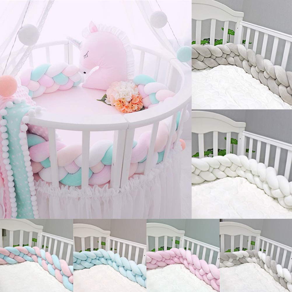 knotted baby crib bumper