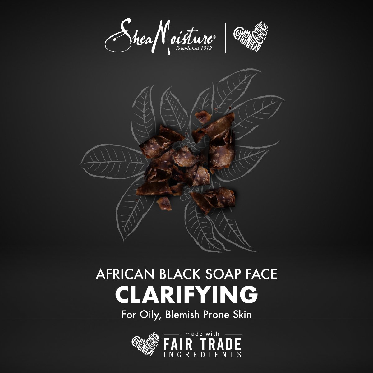 SheaMoisture African Black Soap Facial System Kit |4oz. Facial Wash & Scrub |4 oz. Problem Skin Facial Mask | 2oz. Moisturizer | 3.5oz Bar Soap : Beauty