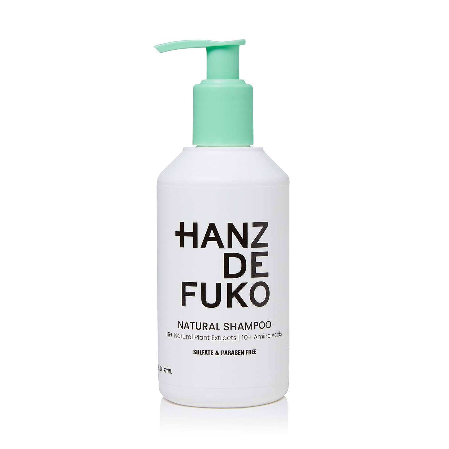 HANZ DE FUKO Natural Shampoo | Premium Formulation with Plant Extracts and Amino Acids Promotes Hair Growth and Healthy Scalp | 237ml