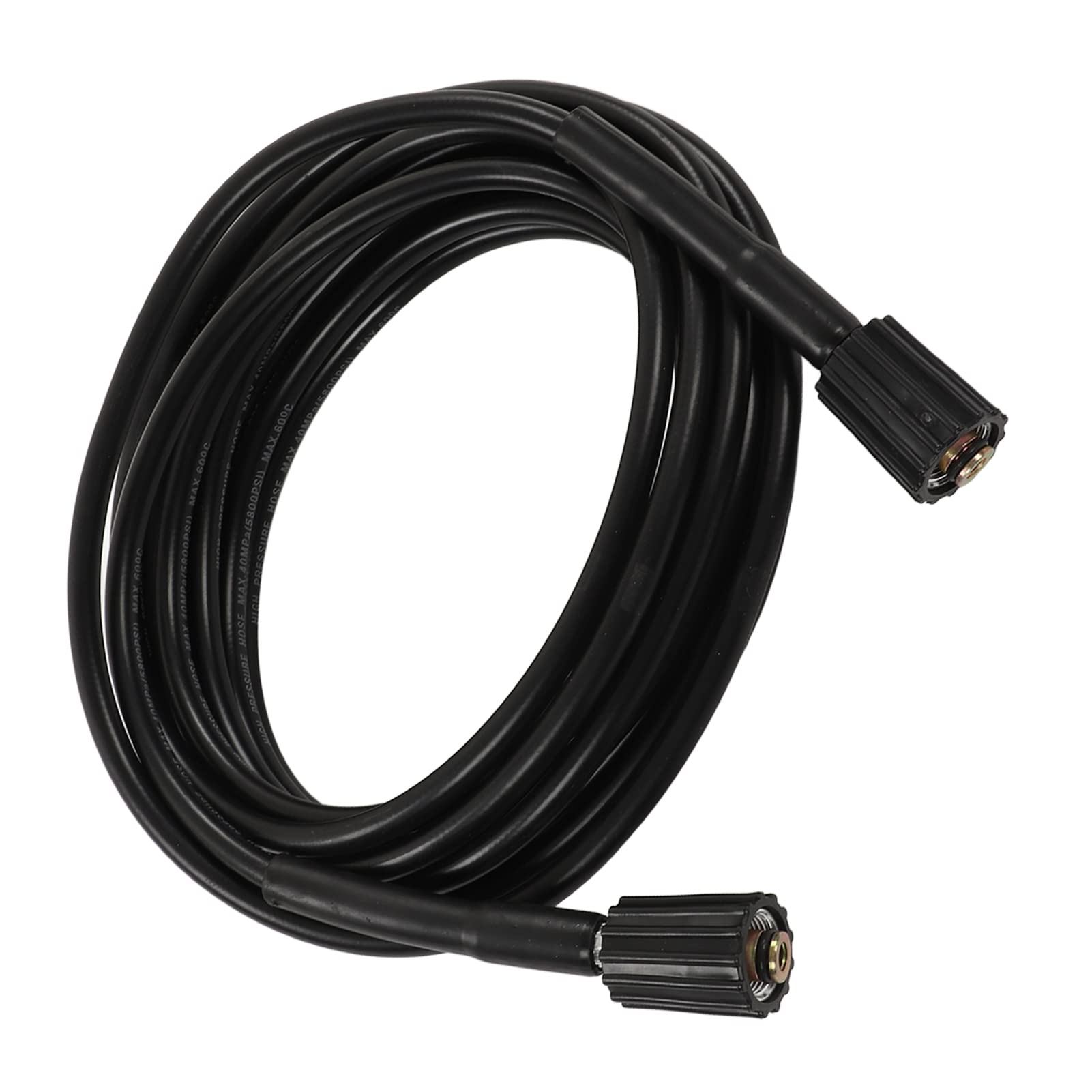 High Pressure Car Wash Hose, 9m High Pressure Washer Hose Explosion Proof PVC Rubber Water Cleaning Extension Pipe (2 End M22 Insert 14MM)